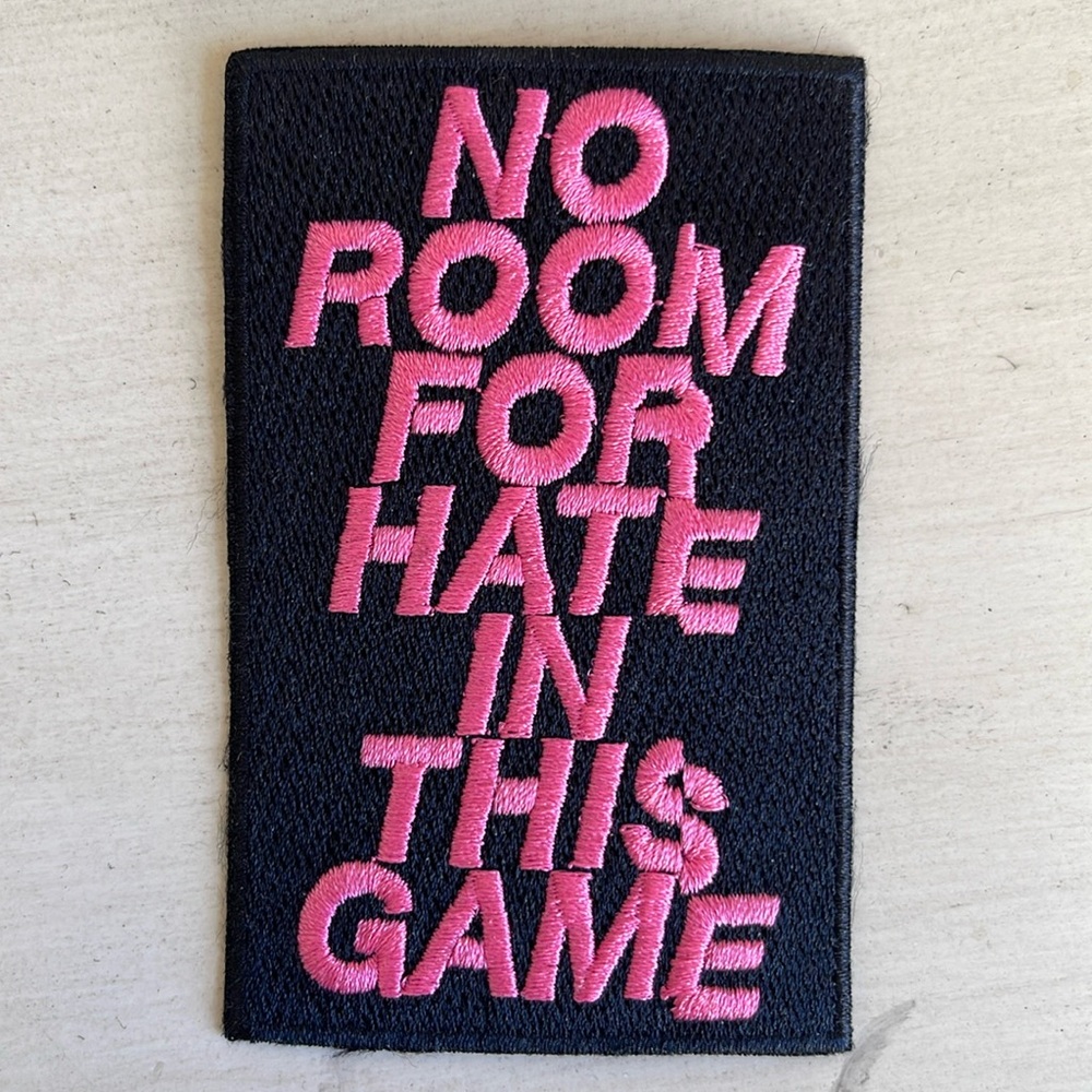 WOVEN IRON ON PATCH